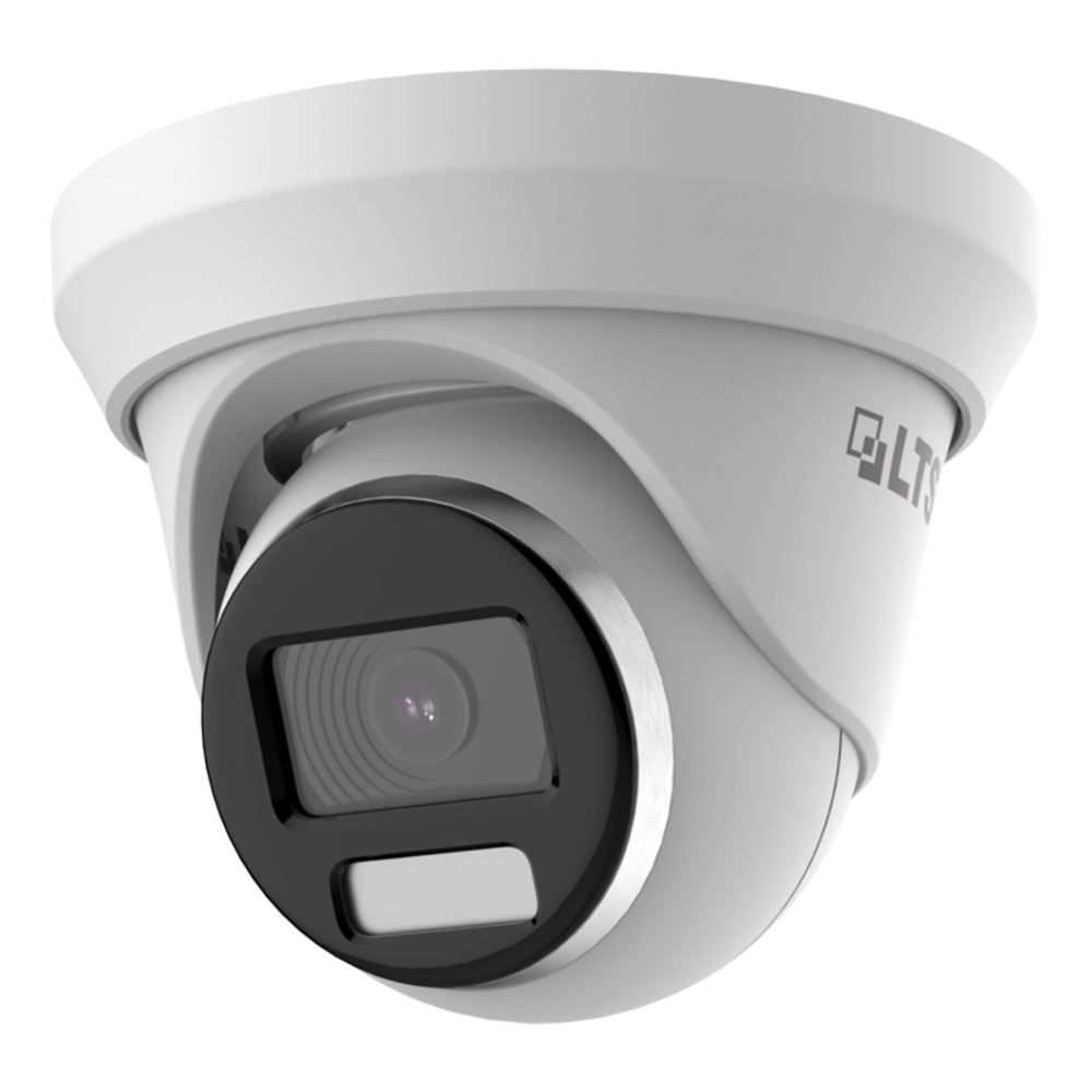 LTS Platinum CMHT1782-28LF TVI/AHD/CVI/CVBS 4K/8MP 2.8m Wide Angle Hybrid Light Turret Camera LTCMHT1782-28LF Replacement for CMHT1782-28F