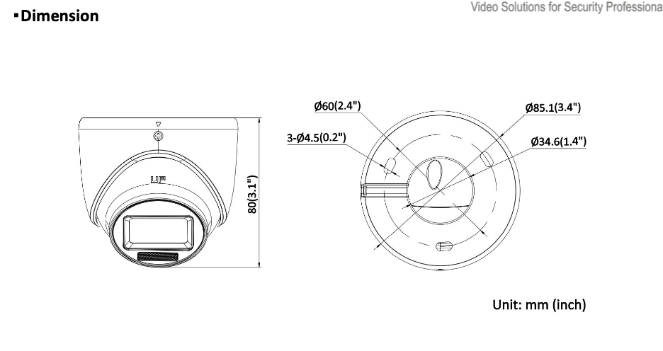 LTS Platinum CMHT2122-28LF HD TVI 2MP 2.8mm Lens 65ft Smart Dual Light 4in1 Dome Camera LTCMHT2122-28LF Replacement for CMHT2122-28F, CMHT2122N-28F