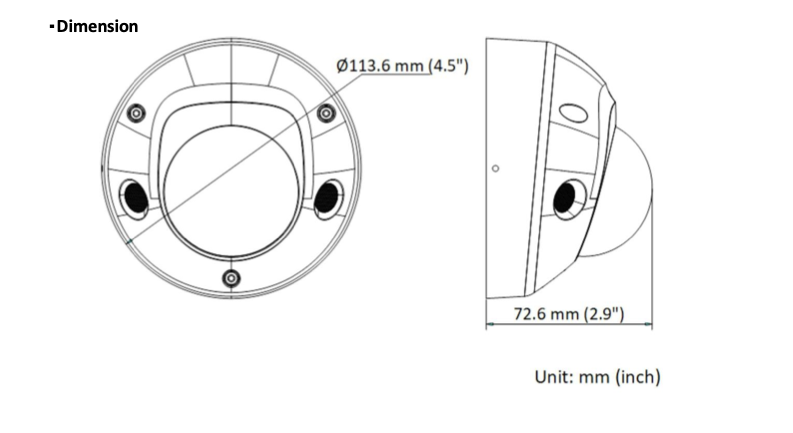 LTS Platinum CMIP3182W-28SDA IP 8MP 98ft Smart Light Wide Len Ai Detection Vandal Dome Camera