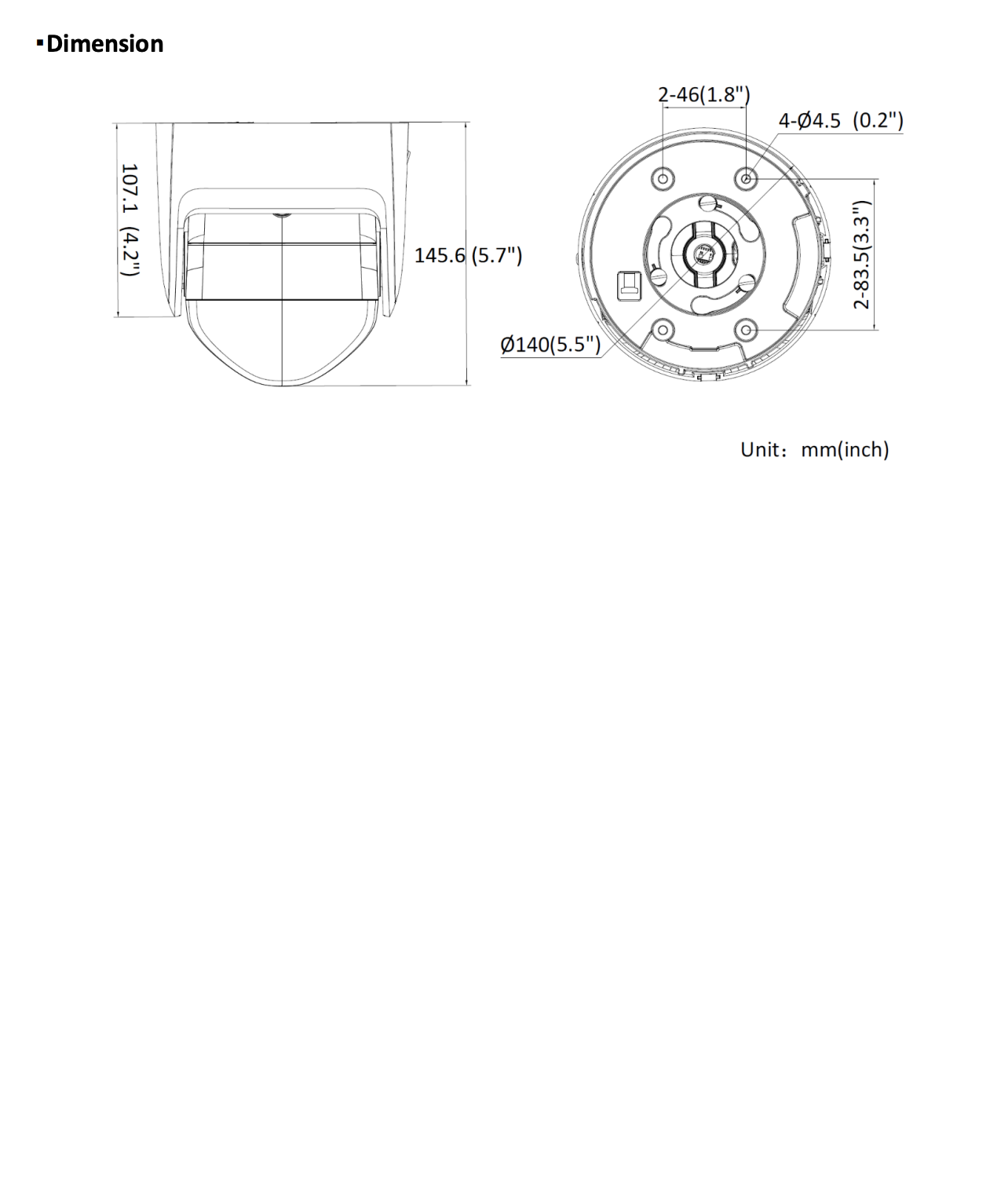 LTS Platinum CMIP384PW-28SDL IP 4MP Panoramic 2 Way Audio Alarm Deep Learning Turret Camera