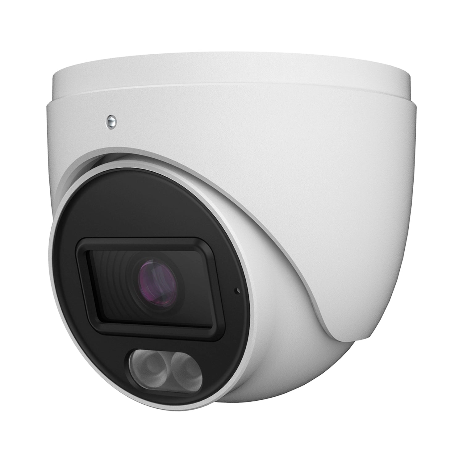 ENS Titanium IP-5IRD6S4C4-28 IP 6MP 2.8mm Dual Light Color 98ft LED With Mic NDAA Turret Camera