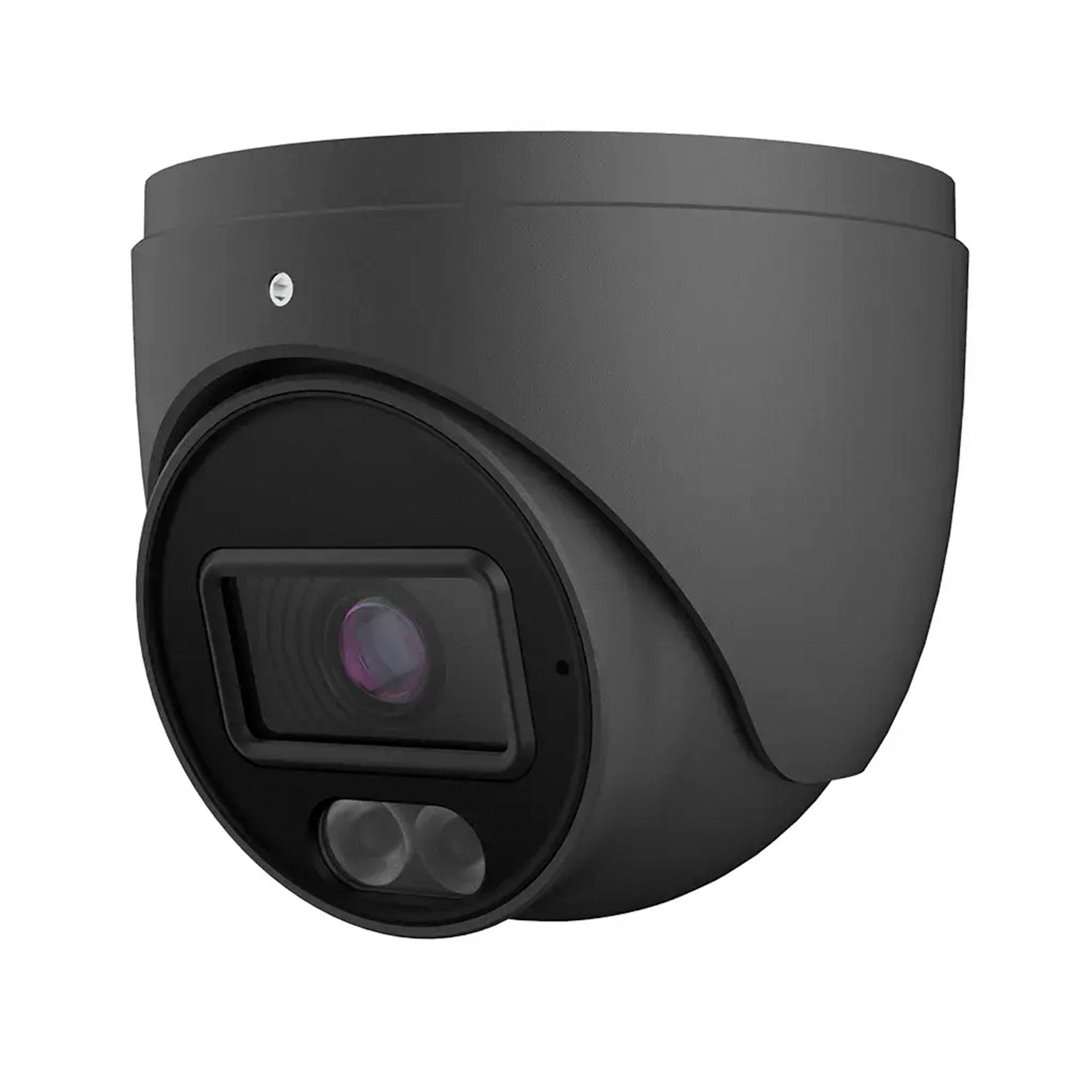 ENS Titanium IP-5IRD6S4C4-G28 IP 6MP 2.8mm 98ft LED Full Color WDR Mic NDAA Grey Dome Camera