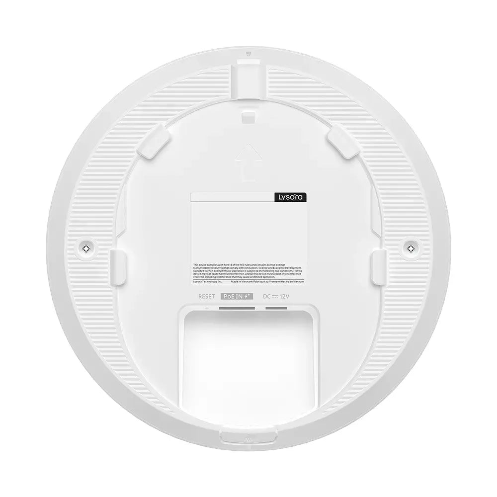 Lysora L6Lite Wi-Fi 6 AX1800 Dual-Band Gigabit Ceiling Mount Access Point NDAA