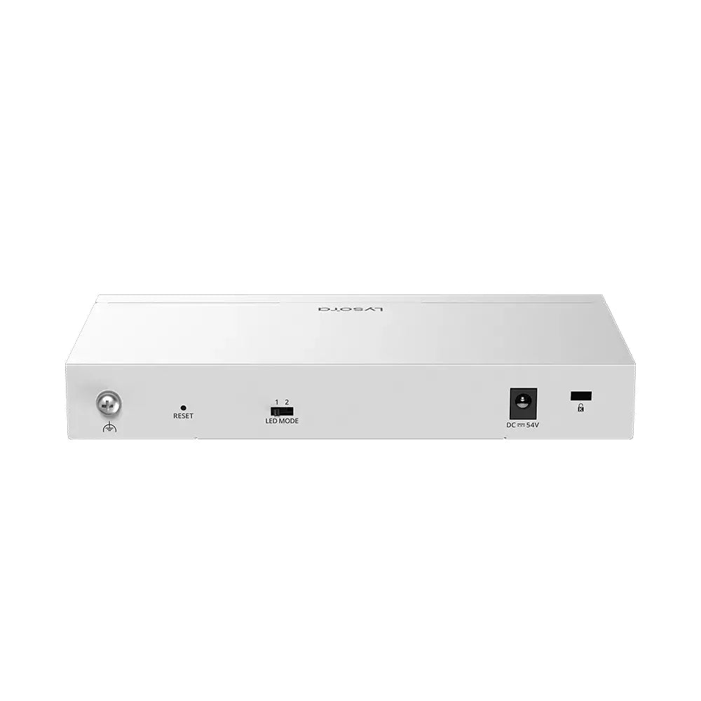 Lysora LCS-8GS-P 8-Port Gigabit Cloud Managed PoE Switch with Combo SFP Uplink NDAA