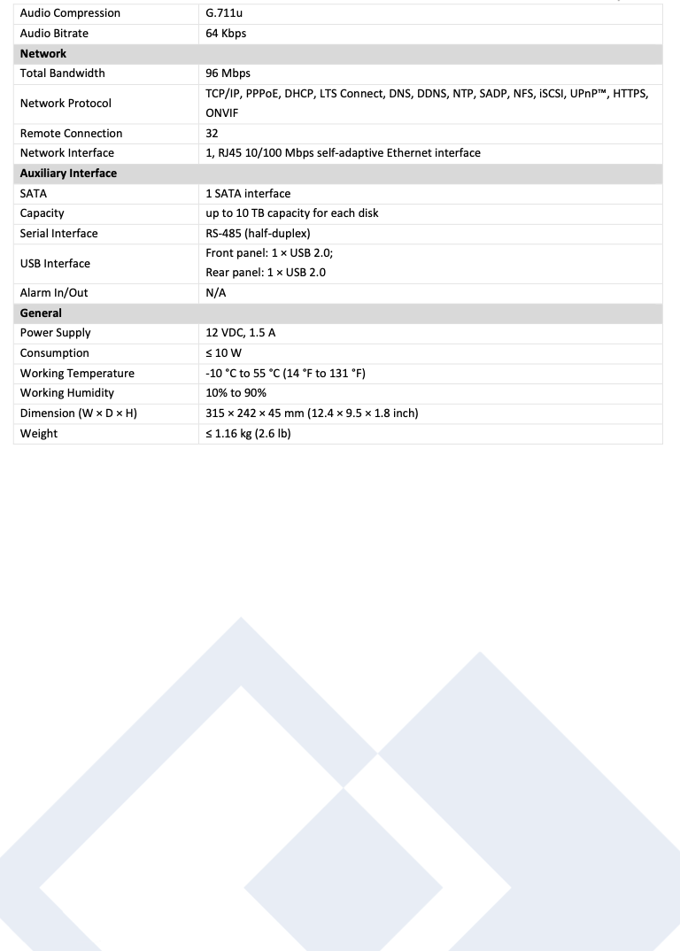 LTS Platinum LTD8504D-ST 4CH 4K/8MP TVI/AHD/CVI/CVBS + 4CH IP Up to 4K/8MP Direct Search DVR Replacement for LTD8504M-ST, LTD8504K-ST, LTD8504K-DT, LTD8504T-ST