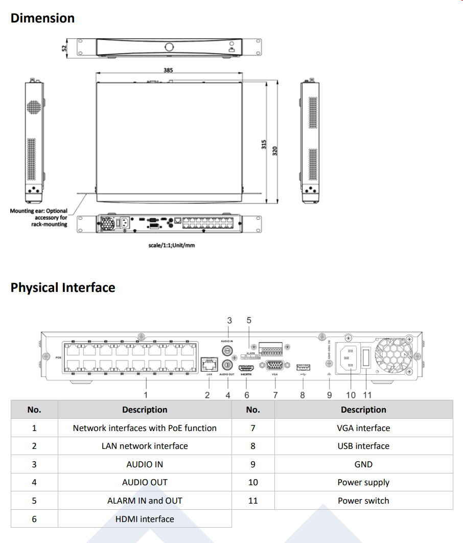 LTS Platinum LTN8716D-P16N IP 16CH 4K Built-In 16 PoE Upto 12MP 160Mbps Record Smart Ai NVR Replacement for LTN8716K-P16, LTN8716-P16, LTN8716-P8