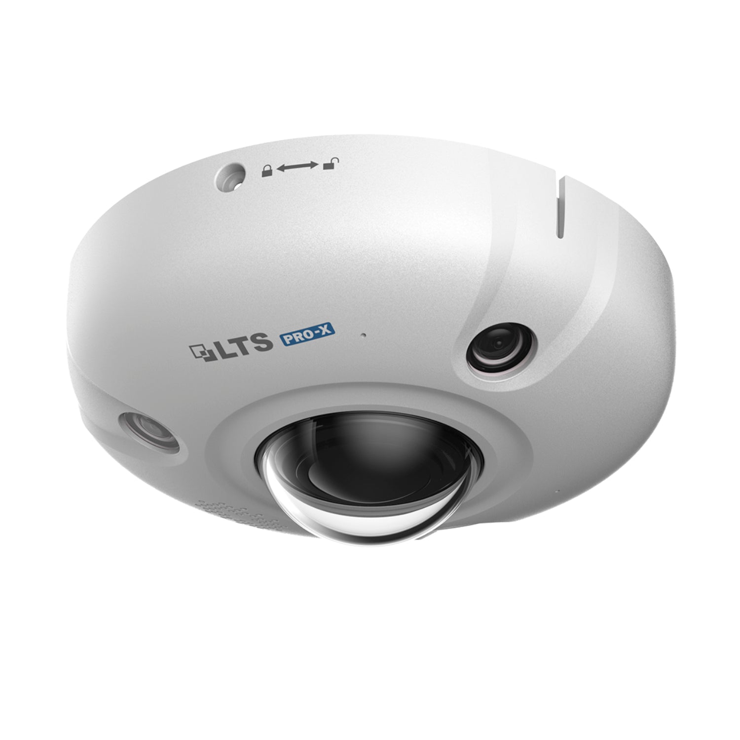 LTS Pro-X LXIP75122F-SE PRO-X IP 12MP Fisheye 2 Ways Audio 33ft IR Count People Ai NDAA Camera