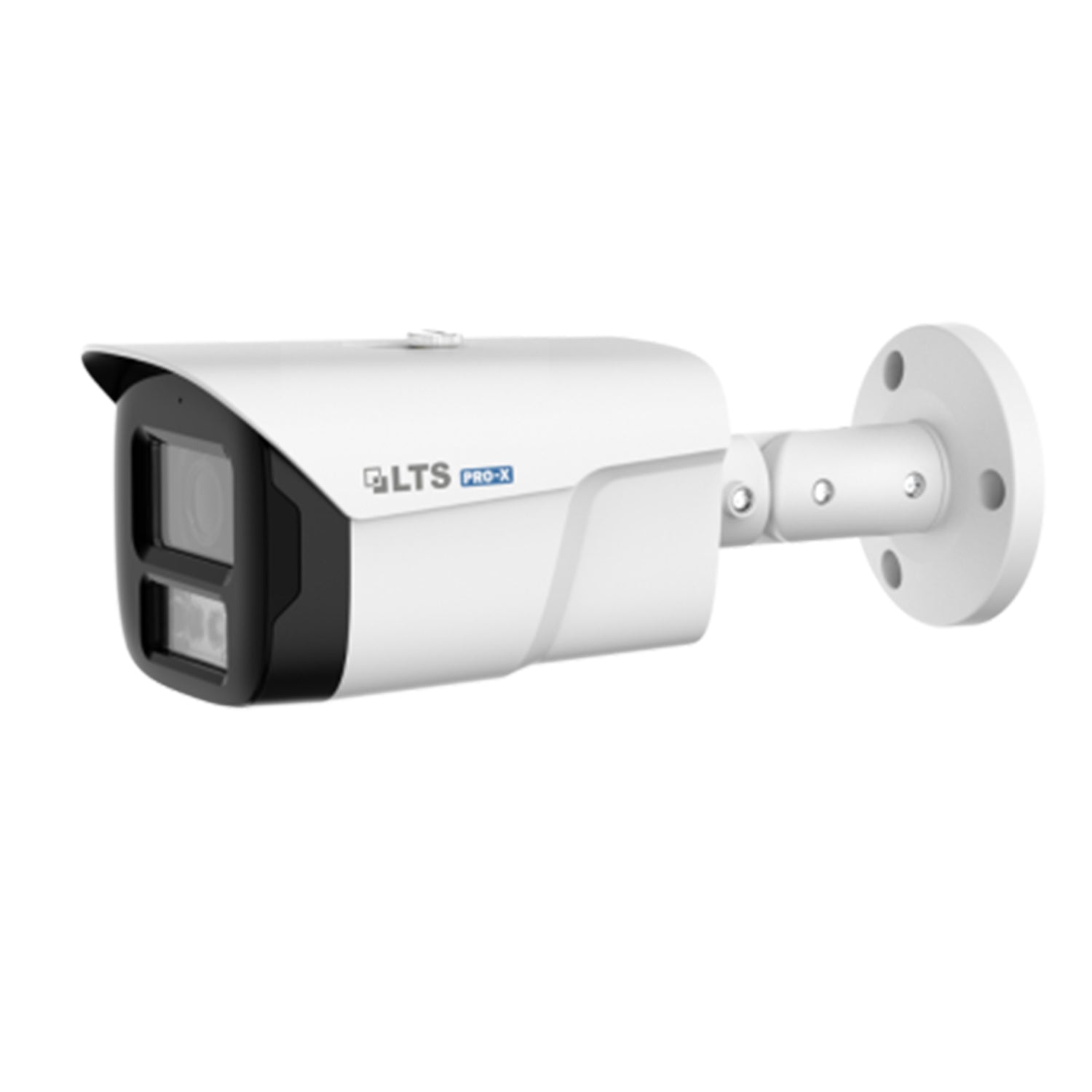 LTS Pro-X LXIP9C82W-28AISP IP 8MP/4K 20fps AI ISP Full Color 164ft Light Mic Bullet Camera