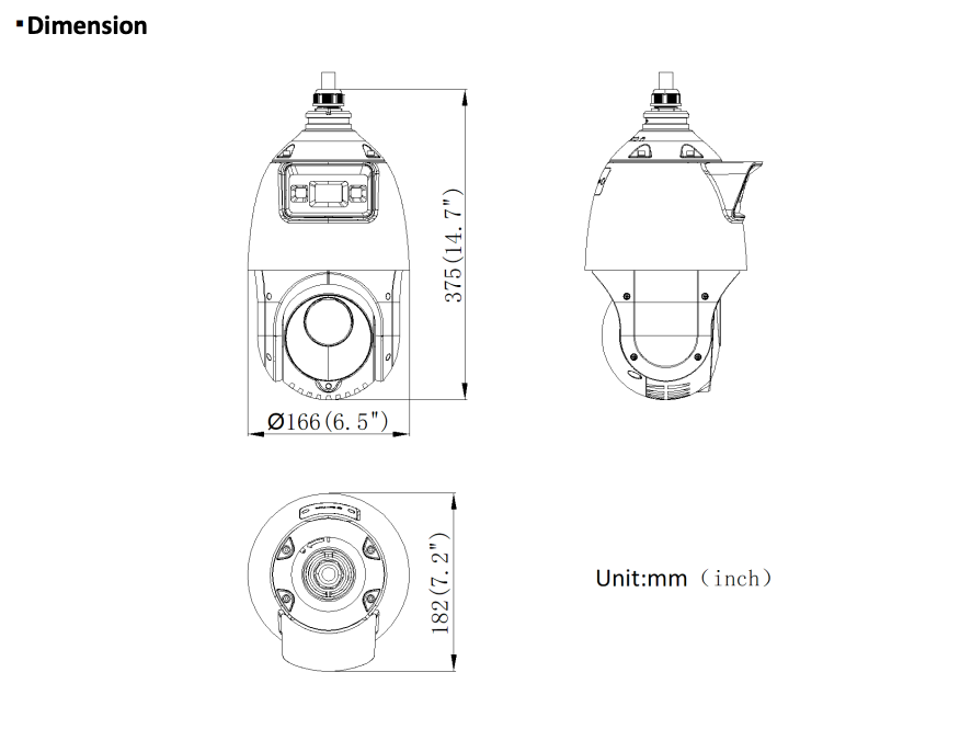 LTS Platinum PTZIP4C44W-X25IR IP 4MP 2.8mm Color & 4.8-120mm Tracking Dual Lens PTZ Camera