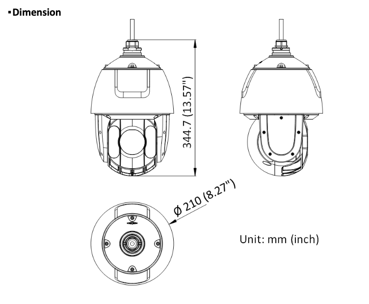 LTS Platinum PTZIP514NW-X25IR HD IP 4MP 25x Zoom 492ft IR Ultra Low Light WDR PTZ Dome Camera LTPTZIP514NW-X25IR Replacement for PTZIP514X25WIR, LTPTZIP514X25WIR