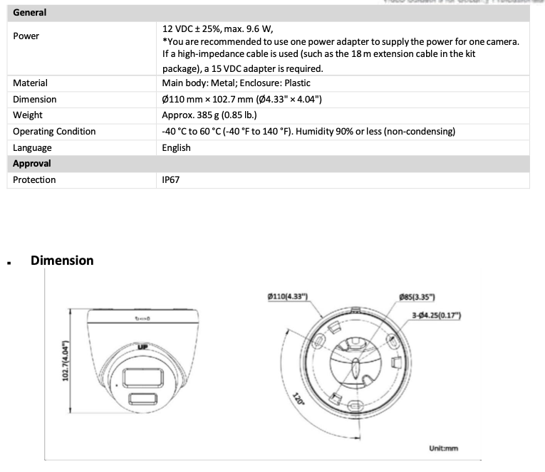 LTS Platinum CMHT1752-28LS TVI 5MP Wide Lens Smart-Hybrid Strobe Light 2 Way Audio Camera