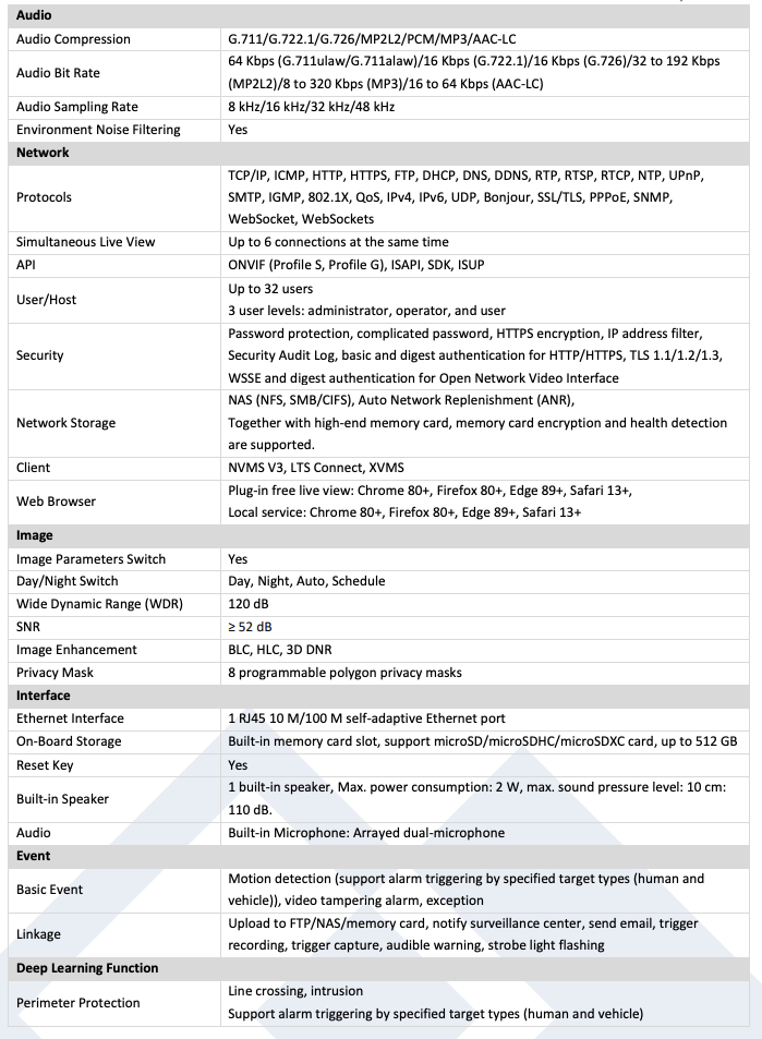 LTS Platinum CMIP3382WI-28SDL IP 8MP/4K 2.8mm Hybrid Light Active Deterrence WDR Dome Camera LTCMIP3382WI-28SDL Replacement for CMIP3382W-28MDA, CMIP3382NW-28MA, CMIP3382NW-28M