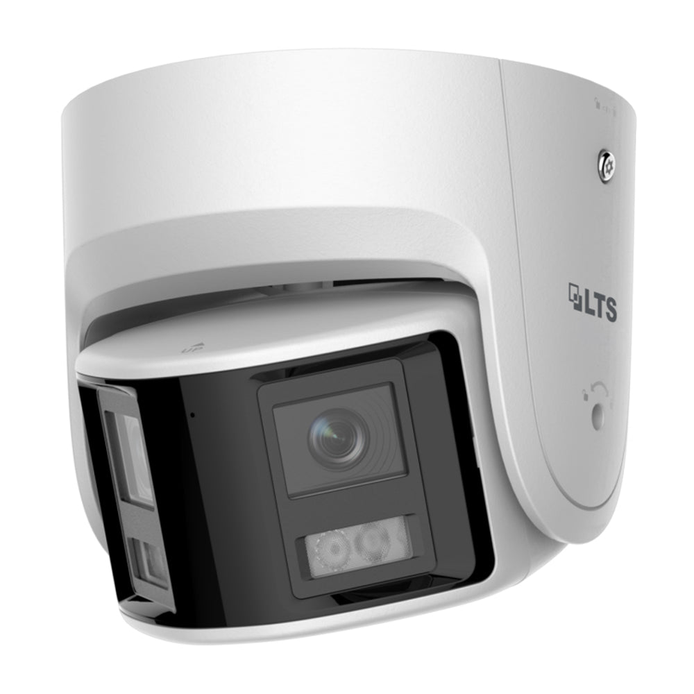 LTS Platinum CMIP384PW-28SDL IP 4MP Panoramic 2 Way Audio Alarm Deep Learning Turret Camera