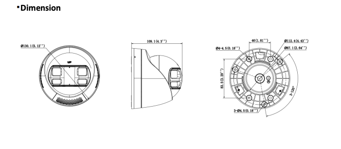 LTS Platinum Plus CMIP398PW-2SDL IP 8MP 180 Panoramic Hybrid Light Active Deterrence Dome Camera