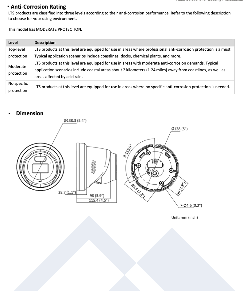 LTS Platinum CMIP3CD42WI-28LAISP IP 4MP Ai Color 247 Active Deterrence Hybrid Light Camera LTCMIP3CD42WI-28LAISP Replacement for CMIP3C42WI-28SDL