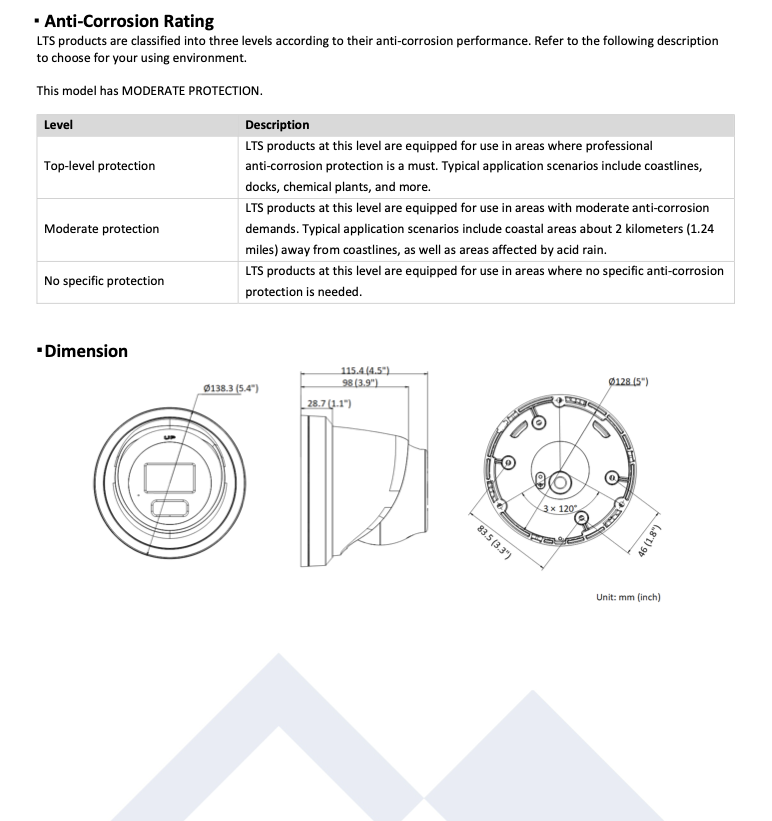 LTS Platinum CMIP3CD42WIB-28AISP IP 4MP AI Color 247 Anti-Corrosion Smart Hybrid Light Camera