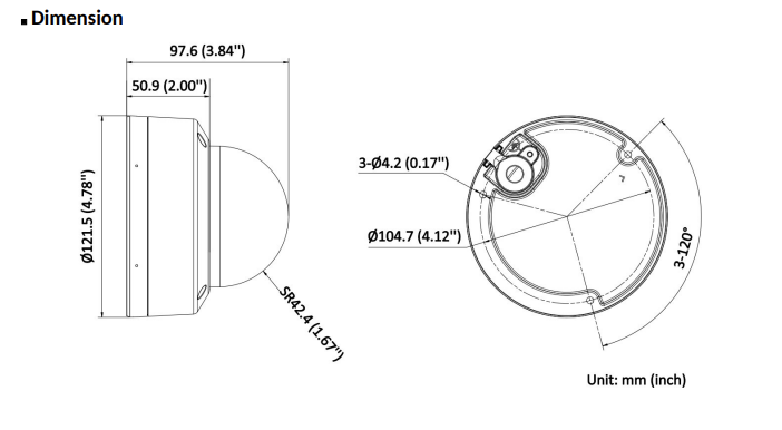 LTS Platinum CMIP7342WI-28MDA IP 4MP Smart Hybrid Light LED Mic Ai WDR Vandal Dome Camera LTCMIP7342WI-28MDA Replacement for CMIP7342W-28MDA, CMIP7342W-28M