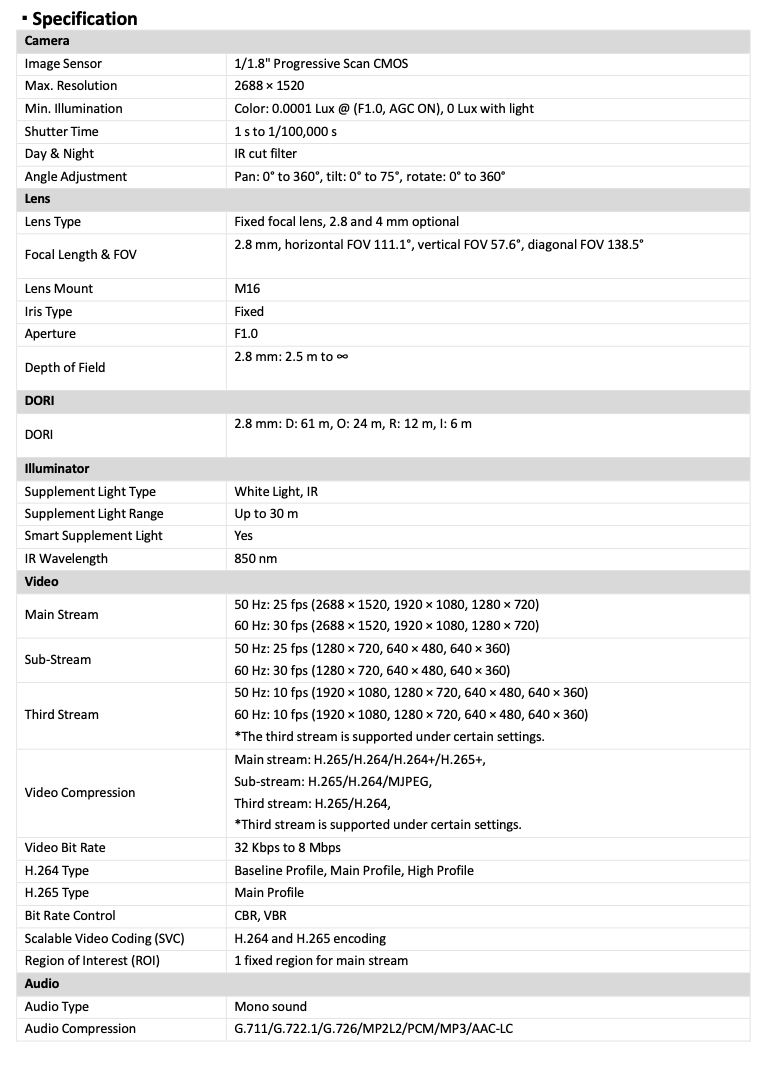 LTS Platinum CMIP7CD42WI-28AISP IP 4MP Ai Color 247 Built-in Mic Hybrid Light Vandal Camera