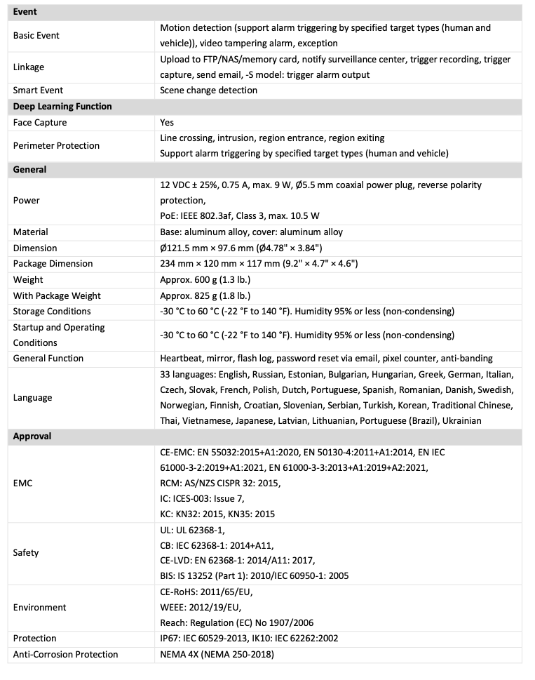 LTS Platinum CMIP7CD82WI-28AISP IP 8MP Ai Color 247 Built-in Mic Hybrid Light Vandal Camera