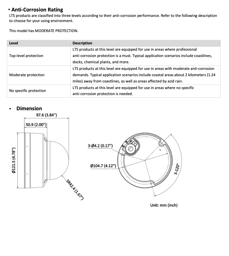 LTS Platinum CMIP7CD82WI-28AISP IP 8MP Ai Color 247 Built-in Mic Hybrid Light Vandal Camera