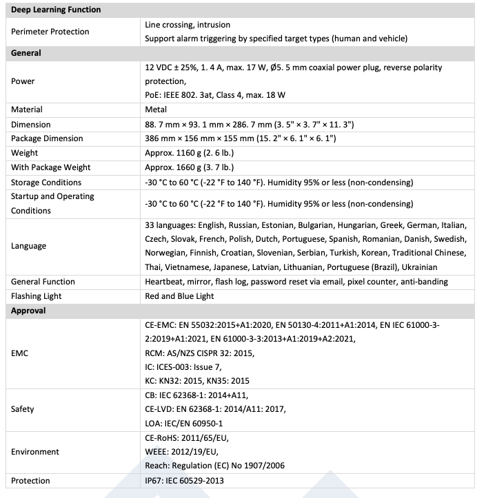 LTS Platinum CMIP9382WI-28SDL IP 8MP Smart Hybrid Light Active Deterrence Mic Bullet Camera LTCMIP9382WI-28SDL Replacement for CMIP9382NW-28M, CMIP9382W-28MD