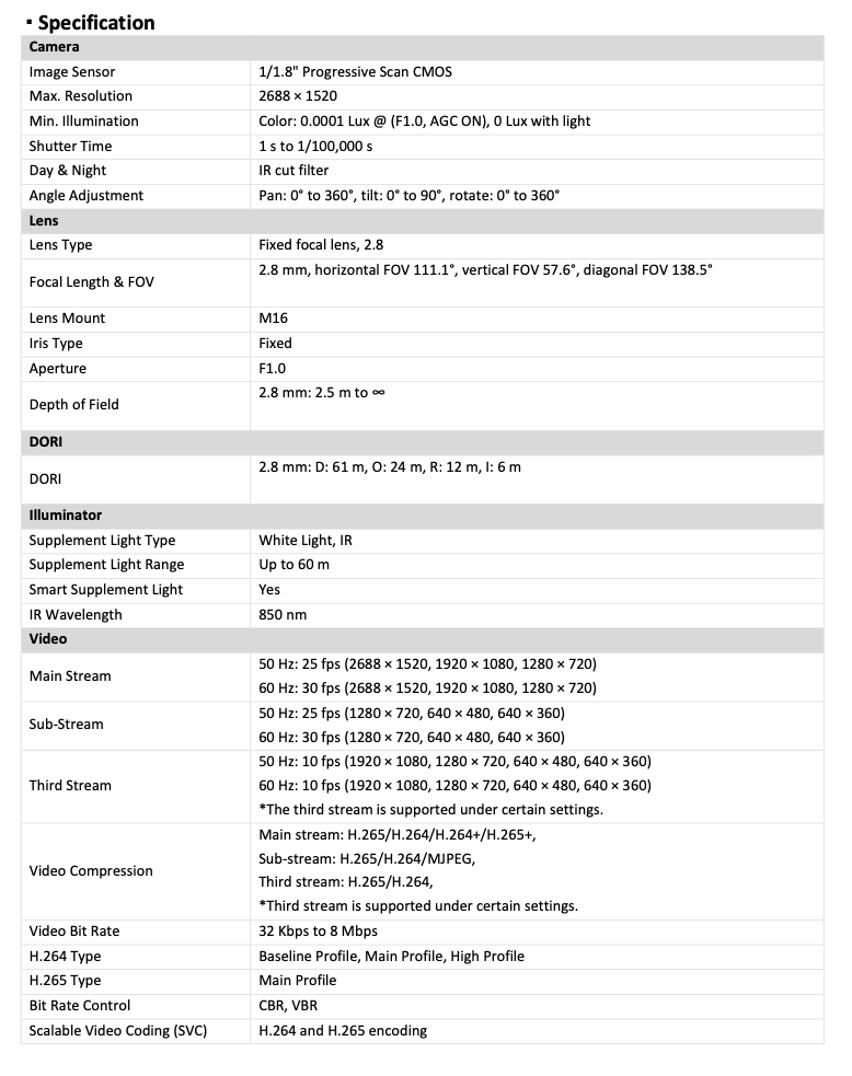 LTS Platinum CMIP9CD42WI-28AISP IP 4MP Ai WDR Color 247 Long Range 196ft Hybrid Light Camera LTCMIP9CD42WI-28AISP Replacement for CMIP9C42WI-28MD, CMIP9C42W-28MD, CMIP9C42NW-28MD