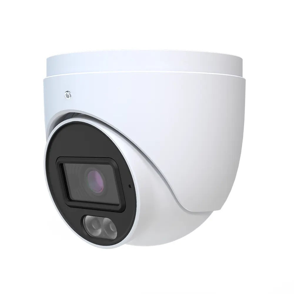 ENS Titanium IP-5IRD4C44-28 IP 4MP 2.8mm 66ft White Light Color WDR AI PoE NDAA Turret Camera