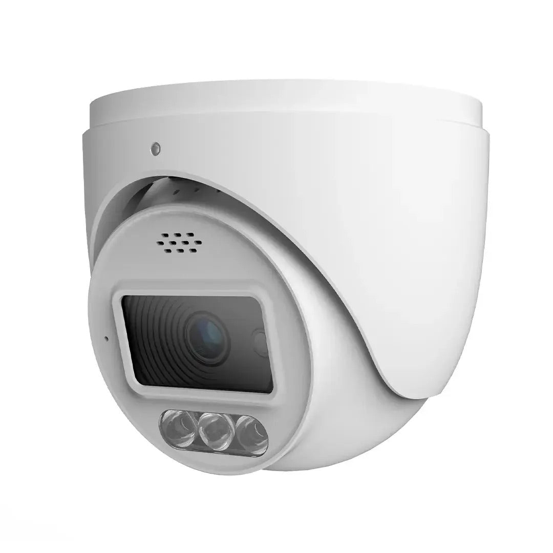 ENS Titanium IP-5IRD4S45-28-PA IP 4MP 2.8mm Full Color Dual Light WDR AI PoE NDAA Turret Camera