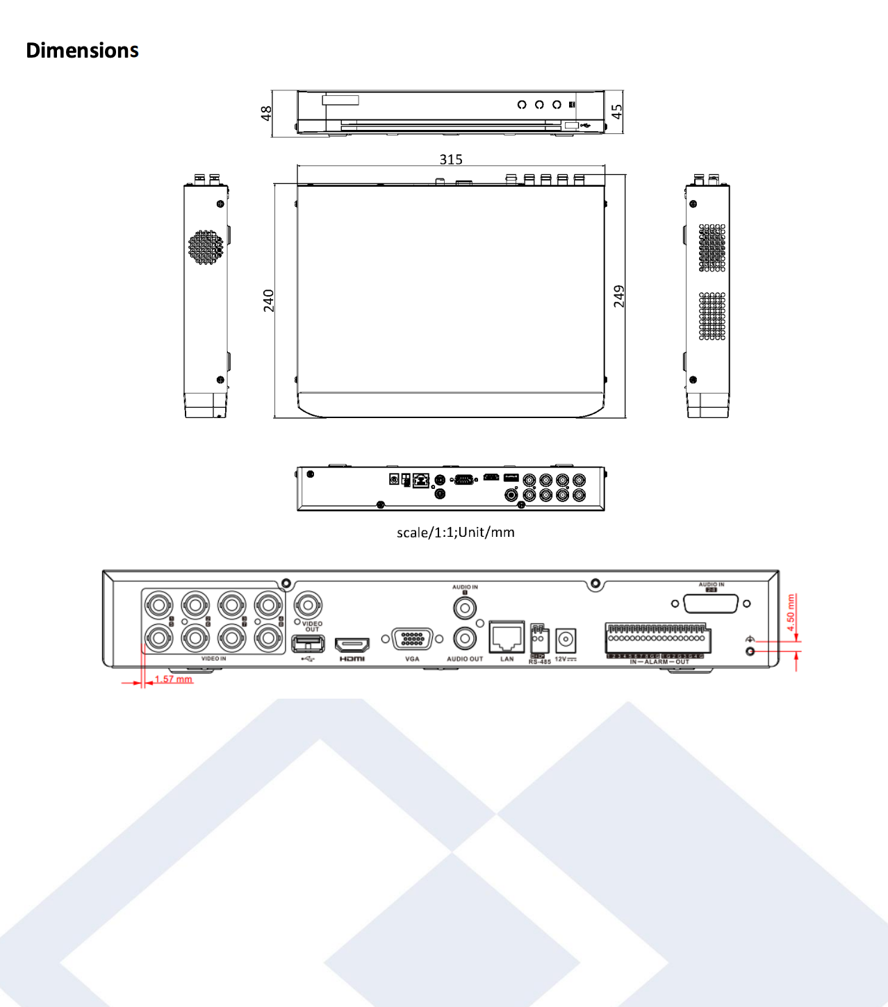 LTS Platinum LTD8308D-ETC 8CH 5MP TVI/AHD/CVI/CVBS & 4CH 4MP IP H.265 Pro+ Deep Learning DVR Replacement for LTD8308M-ETC, LTD8308K-ETC, LTD8308T-EA, LTD8308T-FT, LTD8308K-ET, LTD8308T-FA, LTD8308T-ET