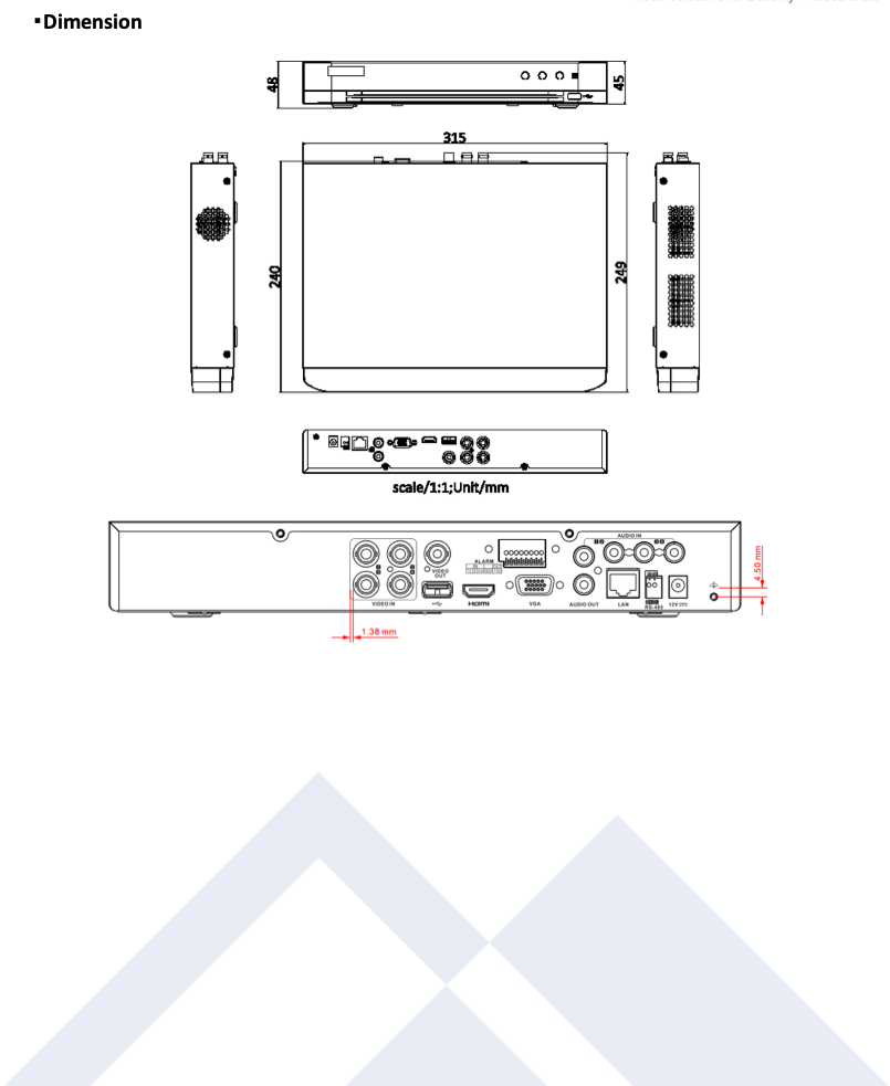 LTS Platinum LTD8504D-ST 4CH 4K/8MP TVI/AHD/CVI/CVBS + 4CH IP Up to 4K/8MP Direct Search DVR Replacement for LTD8504M-ST, LTD8504K-ST, LTD8504K-DT, LTD8504T-ST