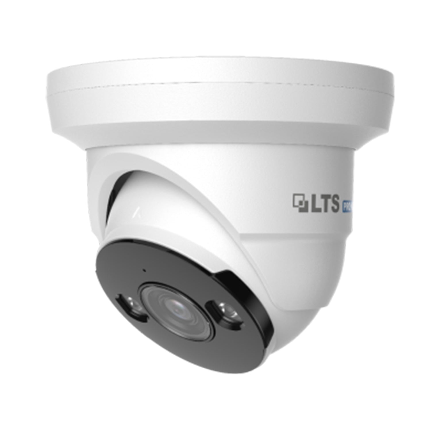 LTS Pro-X LXIP1182WE-28MDA IP 8MP 2.8mm Starlight 98ft Dual LED NDAA Ai Mic Dome Camera Replacement for LXIP1182W-28MA