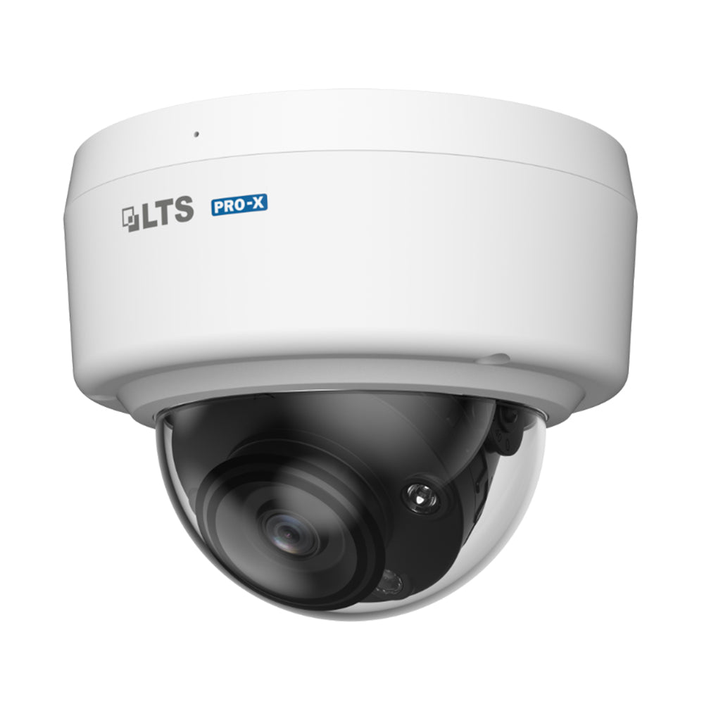 LTS Pro-X LXIP7783WE-SDZ IP 8MP Varifocal 200ft Color Dual-Light Built-In Mic NDAA Dome Camera Replacement for LXIP7783W-SDZ