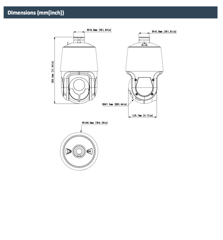 LTS Pro-X LXPTZIP4C8WI-X25SDL IP 8MP Red & Blue Flash Lights Auto-tracking 25x PTZ NDAA Camera