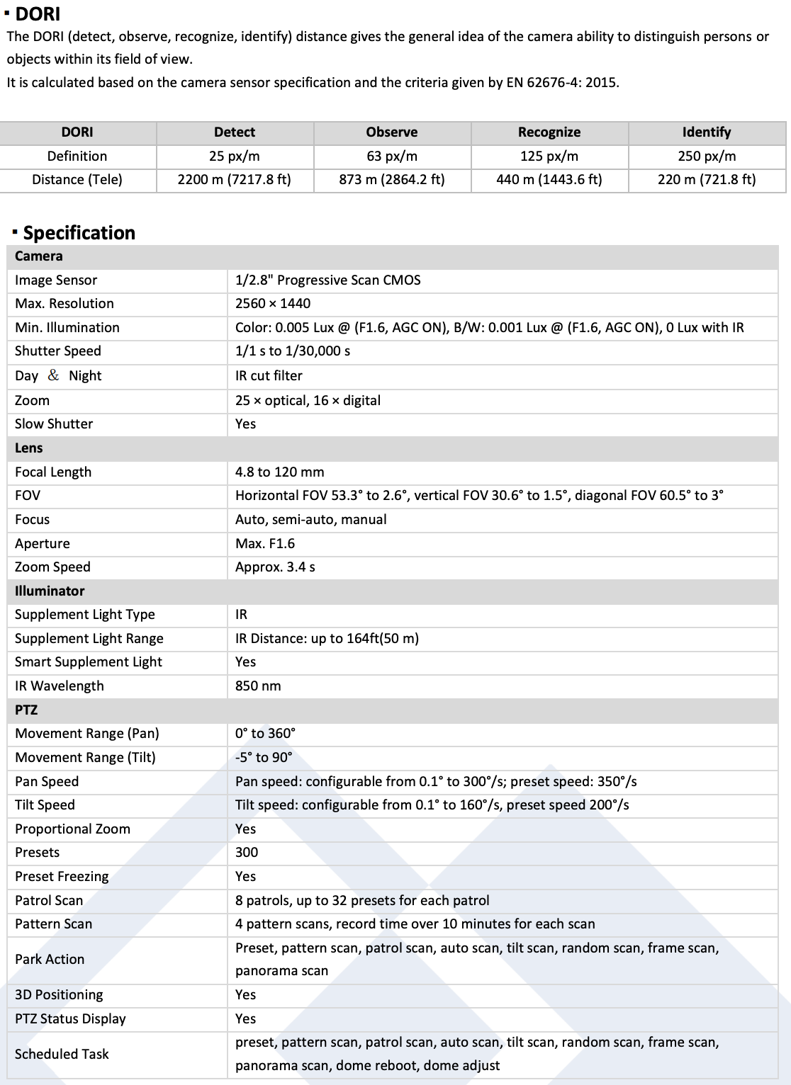 LTS Platinum PTZIP424W-X25IR IP PTZ 4MP 25X Optical Zoom 164ft IR Ai Smart Tracking Camera LTPTZIP424W-X25IR Replacement for PTZIP414NW-X25IR, PTZIP414X25WIR, LTPTZIP414NW-X25IR, PTZIP414X25WIR